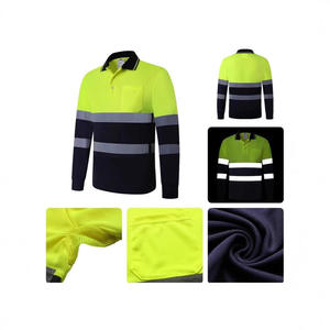 Camisa de Seguridad Reflectante de Alta Visibilidad de Manga Larga, Ropa de Trabajo Personalizada para Construcción, Camisa de Trabajo de Alta Visibilidad, Ropa de Seguridad Industrial - Product Image 4