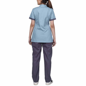 Uniformes Médicos de Satén para Mujer, de Alta Calidad, para Doctoras y Enfermeras, Uniformes Quirúrgicos Cortos de Verano para Uso en Hospitales Privados - Product Image 6