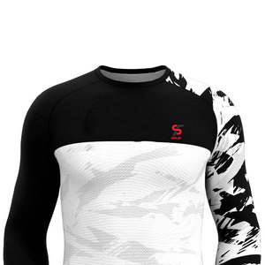 Haut de sport professionnel Solid Trader à séchage rapide, élastique, compressif, pour entraînement actif, type Rash Guard - Product Image 3