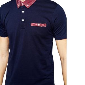 Fabricación de Bangladesh manga corta para hombre para polo con logotipo personalizado tejido de punto estampado de bolsillo/bordado hecho en Bangladesh - Product Image 3