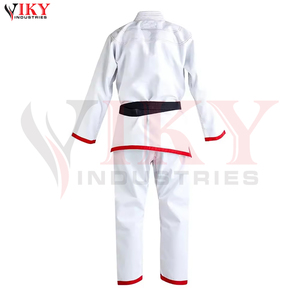 Judogi con Cinturón, Resistente para Entrenamiento y Competición, Transpirable, 100% Algodón, Ropa de Artes Marciales con Corte Automatizado, Trajes de Judo - Product Image 2