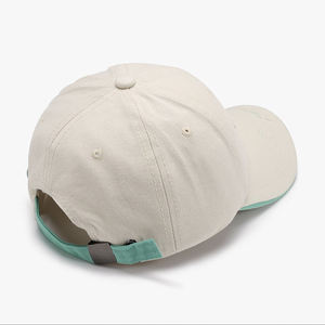 Gorra de Béisbol Unisex de Moda, 6 Paneles, 100% Algodón, Bordado Personalizado, Gorra de Béisbol Personalizada de Fábrica OEM - Product Image 6