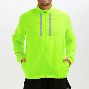 Chaqueta cortavientos reflectante ligera e impermeable para hombre, para correr al aire libre, transpirable, para hacer ejercicio. - Product Image 3