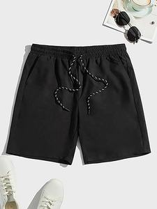 Pantalones cortos deportivos informales de algodón 100% de moda de secado rápido con comodidad elástica para Fitness - Product Image 3