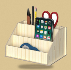 pen holder <b>Square</b> pencil holder desk PP <b>foam</b> office organizer Standing desk storage - Product Image 4