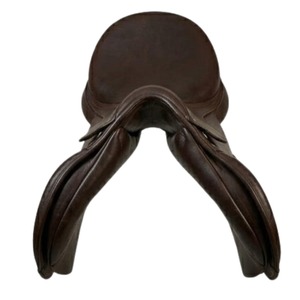 Silla de montar para caballo de cuero de grano completo marrón, la más vendida, con asiento cómodo para viajes de larga distancia, disponible a un precio asequible. - Product Image 2