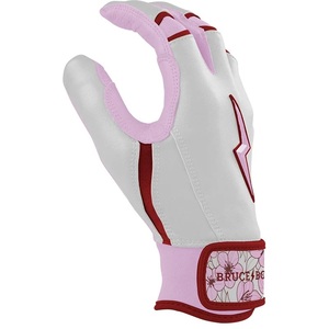 Guantes de bateo Brucebolte 100% de cuero suave Cabretta, antideslizantes, transpirables, ligeros y personalizados para entrenamiento de béisbol. - Product Image 4