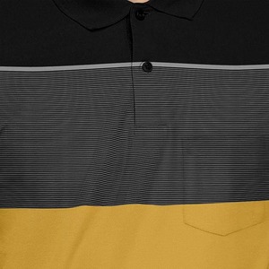 Diseña tu propia camiseta polo de marca personalizada, manga corta, de algodón para hombre, tallas grandes. - Product Image 2