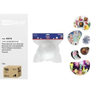 Palline in Polifoam Porex da 15cm per Artigianato - Product Image 1