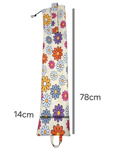 Magnifique sac de protection pour queue de cheval à motif floral, pour chevaux amoureux de la paix - Product Image 6
