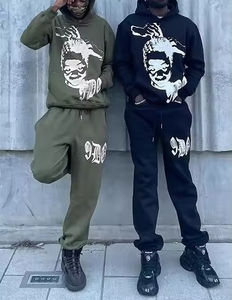 Survêtement Confortable à Séchage Rapide pour Hommes, en Coton, pour la Course et le Jogging, Imprimé, Idéal pour l'Hiver - Vente en Gros - Product Image 2