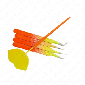 Professional Two Tone Custom Lash Extension Tweezers Stainless Steel Diamond Grip Pointed Tip Eyelash Care Beauty <b>Tool</b> - Product Image 3