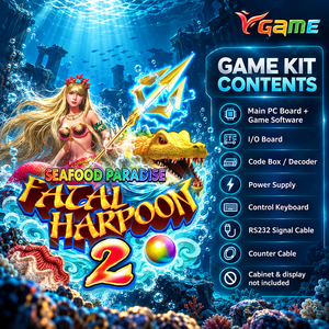ชุดเกม Seafood Paradise Fatal Harpoon 2 5.6 สำหรับซอฟต์แวร์เกมตกปลาแบบอาร์เคดและการรวมตู้เกม - Product Image 2