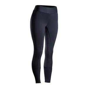 Leggings d'équitation noirs pour femmes, pantalons d'équitation, collants, jodhpurs, taille élastique, taille haute, longueur intégrale - Product Image 2