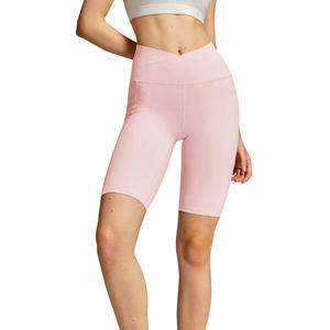 Shorts de yoga taille haute respirants pour femmes, légers et extensibles, à motifs personnalisés, pour l'entraînement et le marché de détail – Collection été - Product Image 1