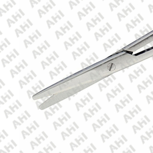 กรรไกรแพทย์สแตนเลสคุณภาพสูง AHI แบบตรง ปลายทู่ สำหรับผ่าตัดและชำแหละเนื้อเยื่อ - Product Image 3