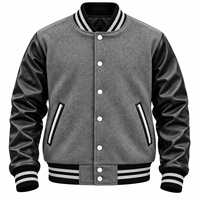 Veste bomber universitaire en cuir véritable pour homme, style baseball, avec doublure matelassée tendance, patchs chenille personnalisés, respirante