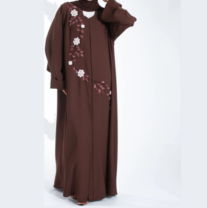 Último Modelo 2026, Abaya de Polietersulfona de Alta Calidad, Vestido Largo Musulmán, Estilo Vintage Informal para Mujer, Ropa Islámica Tradicional de Dubái - Product Image 1