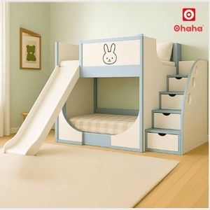Cama litera moderna para niños con tobogán OHAHA - GTHD038 - Product Image 3