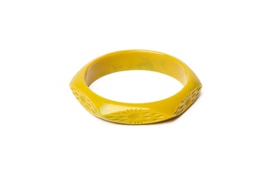 New Classic Colorful Resin Bangle Set Round Floral Tiger Print Hand-Painted Folk Art <b>Bracelets</b> for Home Decoration Party Woman - Product Image 3