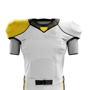 ชุดยูนิฟอร์มอเมริกันฟุตบอลแบบกำหนดเองสำหรับทีมผู้ใหญ่ น้ำหนักเบา ทนทาน ระบายอากาศได้ดี ผลิตจากโพลีเอสเตอร์ 100% ซึมซับเหงื่อได้ดี พร้อมสกรีนชื่อทีมตามสั่ง - Product Image 4