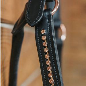 Nouvel Arrivage FAB Licol en Cuir Véritable pour Cheval, Couleur/Taille/Logo Personnalisables, Ferrures en Laiton Massif pour Entraînement et Compétition - Vente en Gros - Product Image 2