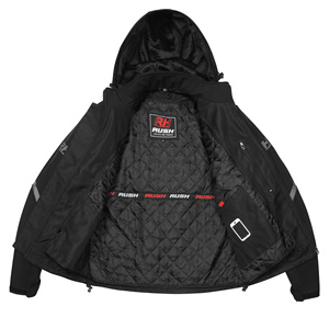 Rush Moto Men's Motorcycle Jacket Full Sleeve Mesh Breathable Waterproof Quick Dry Anti-UV 240 Grams Heat-Transfer Racing Wear - Product Image 4