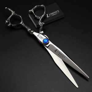 NYBL-55 5.5inch Straight <b>Left</b>-<b>handed</b> <b>Scissors</b> JAPAN 440C Sharp 58-59HRC Hardness Stainless Steel Handle Barber Shears Hair 28 - Product Image 5