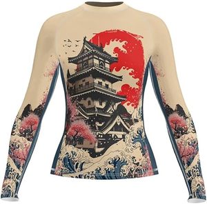 Custom Design Men's Long Sleeve Rashguard BJJ Compression Wear 100% Polyester Premium Quality OEM Service <b>Heat</b>-Transfer Printed - Product Image 1