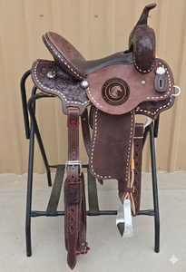 Selle Western artisanale de qualité supérieure, confortable pour l'équitation, fabriquée en cuir véritable - Product Image 1