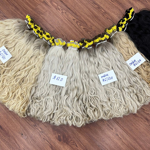 Ready To Ship Vietnamese Human Hair Natural Wavy Bulk Extensions Double Drawn Hot Color - Product Image 5