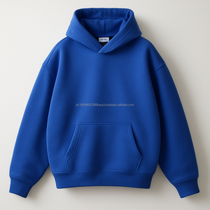 Sweat-shirts unisexes en coton épais personnalisés, logo personnalisé, sweat-shirts épais surdimensionnés pour hommes - Product Image 1