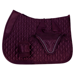 Tapis de selle de dressage matelassé personnalisé, numnah équestre, rembourrage polyester, coque en coton pour l'entraînement, la compétition et l'équitation - Product Image 1