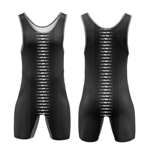 ชุดซิงเกิลเล็ตสำหรับนักมวยปล้ำแบบสแปนเด็กซ์โพลีเอสเตอร์พิมพ์ลายแบบซับลิเมชั่น ตัดเย็บด้วยระบบอัตโนมัติ น้ำหนักเบา ระบายอากาศได้ดี - Product Image 1