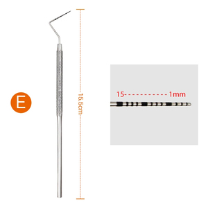 Sonda Periodontal Manual de Acero Inoxidable, Instrumento Explorador para Limpieza e Higiene Dental - Product Image 3