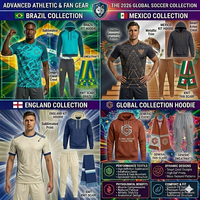 Camisetas de Fútbol Personalizadas con Transferencia Térmica, 100% Poliéster, Tallas Grandes, Cuello Redondo, Manga Corta, Secado Rápido, Alta Calidad, para Invierno y Otoño