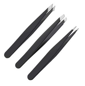 Kit de pinces à cils professionnelles de haute qualité en acier inoxydable à pointe fine pour l'extension de faux cils - Product Image 6