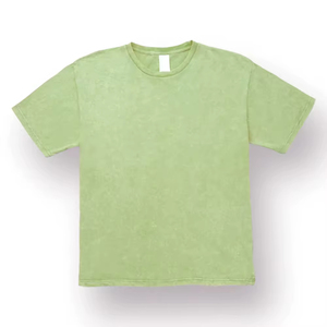 Camiseta de Lujo Lisa Personalizada, Camiseta de Gran Gramaje con Logotipo Impreso, Camiseta Lisa con Lavado Ácido, Camiseta Oversize para Hombre, Transpirable - Product Image 1