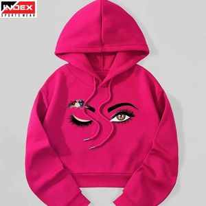 Sweat à capuche confortable pour femme, en molleton doux, facile à porter, pour filles, style streetwear hiver. - Product Image 1
