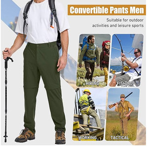 Pantalones Cargo de Diseño Clásico, Ligeros, Transpirables, de Mezcla de Algodón de Alta Calidad, Ajuste Flexible, Múltiples Bolsillos, Estilo Elegante - Product Image 5