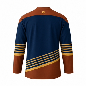 Maillot de hockey sur glace personnalisé par sublimation, uniforme de hockey professionnel à lacets, équipement de sport respirant de haute qualité pour l'entraînement d'équipe - Product Image 2