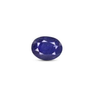 Royal Blue Lab-Created Sapphire 5.7 Carat Loose Gemstone for Fine Jewelry - Product Image 1