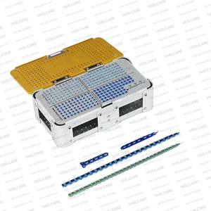 Kit de formation pratique en suture cutanée médicale ORL, manuel de suture chirurgicale, porte-aiguille et ciseaux en acier inoxydable allemand, outils CE - Product Image 3