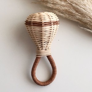 Combo de sonajeros para bebé tejidos a mano con ratán natural, los más vendidos, juguetes artesanales para niños - Product Image 5