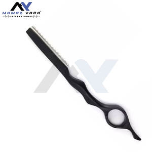 Navaja de Barbero de Acero Inoxidable, Cuchilla Recta para Corte de Cabello Profesional y Estilizado - Product Image 3