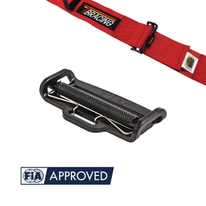 TBRACING Régulateur de sangle de ceinture de sécurité de course en acier noir de 3 pouces, homologué FIA AD02, OEM ODM Marque Privée - Product Image 1