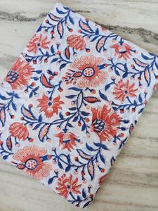Tela india estampada a mano, hermosa tela decorativa hecha a mano con estampado floral, tela de algodón para confección de vestidos, textiles para el hogar, estampado personalizado - Product Image 4