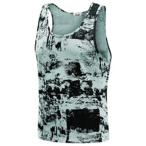 Camiseta sin Mangas para Hombre, Sublimada, de Alto Rendimiento, Ligera, Deportiva, de Secado Rápido, Transpirable, para Gimnasio y Fitness - Product Image 1