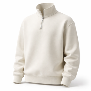 Custom Half <b>Zip</b> Sweatshirt for Wholesale Purchase - OEM Factory Direct Bulk Order Manufacturer Supply - Product Image 3