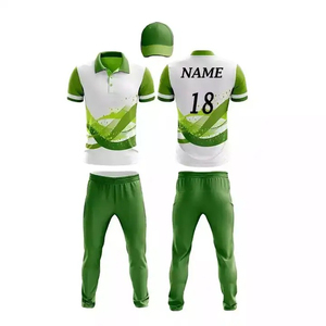 เสื้อคริกเก็ตแบบกำหนดเอง ชุดกีฬาซับลิเมชั่น ดีไซน์เรียบง่าย เสื้อโปโลเนื้อผ้าเบา - Product Image 5